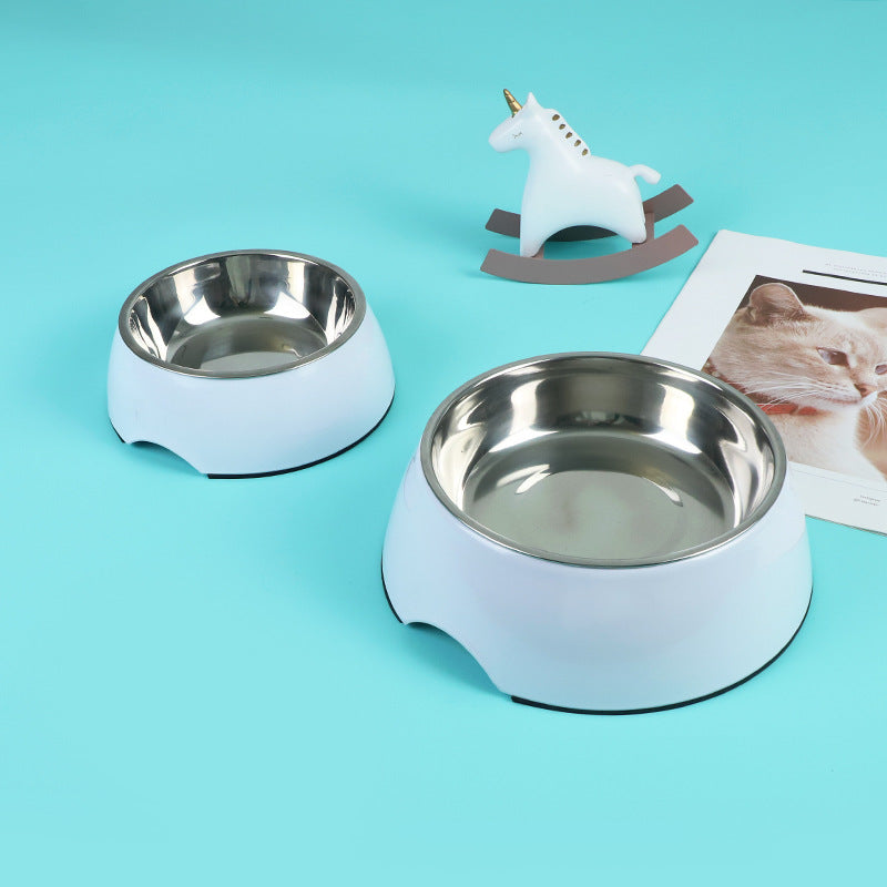 Stainless Steel Pet Food Water Feeder Bowl