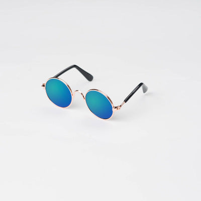Colorful Laser Pet Sunglasses Photo Shoot Accessories