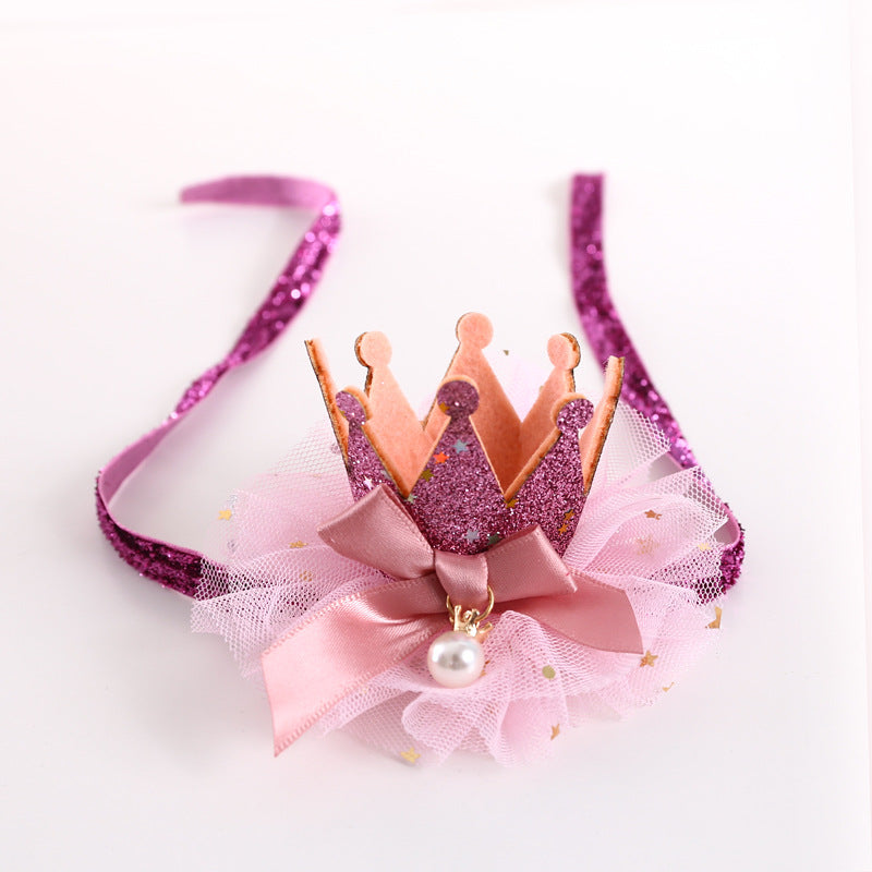 Birthday Party Princess Crown Dog Cat Hat