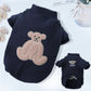 Winter Fleece Cartoon Bear Puppy Sweatshirts