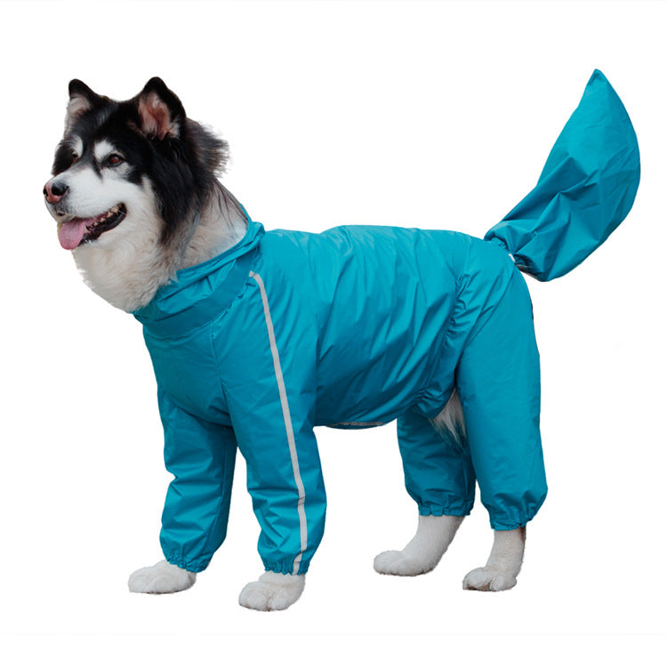 Cover Tail Four Feet Large Dog Rain Coat