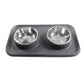 Stainless Steel Dog Bowl With Anti-slip Silicone Mat