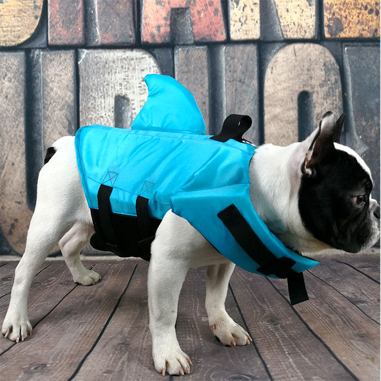 Pet Clothes Shark Fin Dog Swimsuit Life Jacket