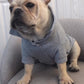 Summer Embroidery Polo Collar French Bulldog Shirt