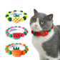 Fruit Plush Ball Funny Pet Collar Pet Accessories