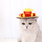 French Fries Plush Cartoon Cute Pet Small Hats