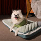Pet Sleeping Bed Winter Warm Kennel Mat With Pillow