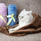 Dog Cat Solid Color Flannel Sleeping Blankets