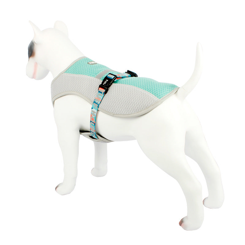 Summer Breathable Cool Dog Walking Harness Vest