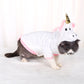 Cute Cartoon Unicorn Halloween Cat Costumes