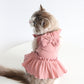 Summer Bowknot Striped Cotton Pet Princess Dress
