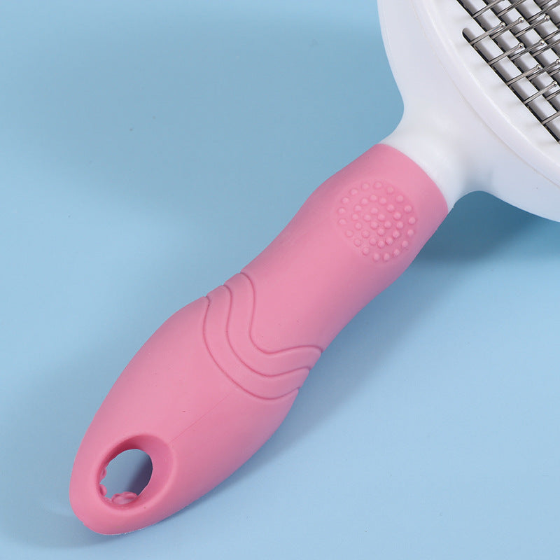 Shedding Hair Grooming Self Cleaning Pet Combs Brush