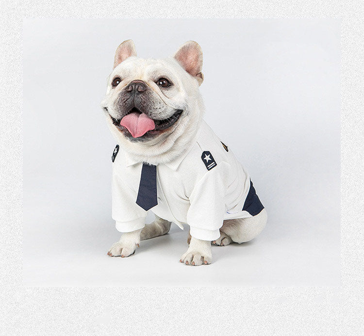 Pilot Captain Badges Uniform Bulldog Shirt
