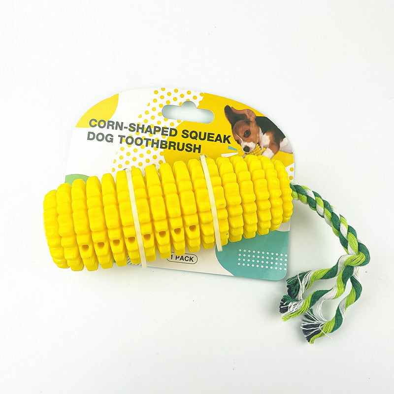 Teeth Cleaning Corn Interactive Dog Chew Toys