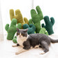 Cartoon Cactus Interactive Cat Toy With Catnip