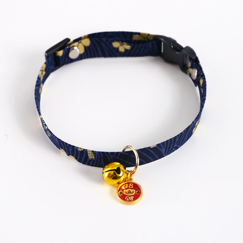 Adjustable New Year Pet Collars With Small Bell