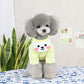 Cotton Dog T-Shirt With Adjustable Scarf Pet Apparel