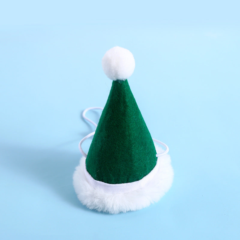 Plush Decoration Christmas Hat For Dog Cat