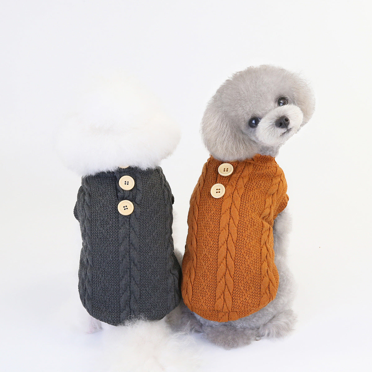 Winter Pet Clothes Woolen Thread Doggie Sweaters