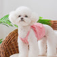 Summer Bubble Yarn Embroidery Sleeveless Pet Vests