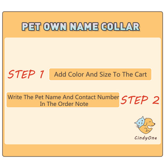 ID Name Tag Customized Leather Pet Collar