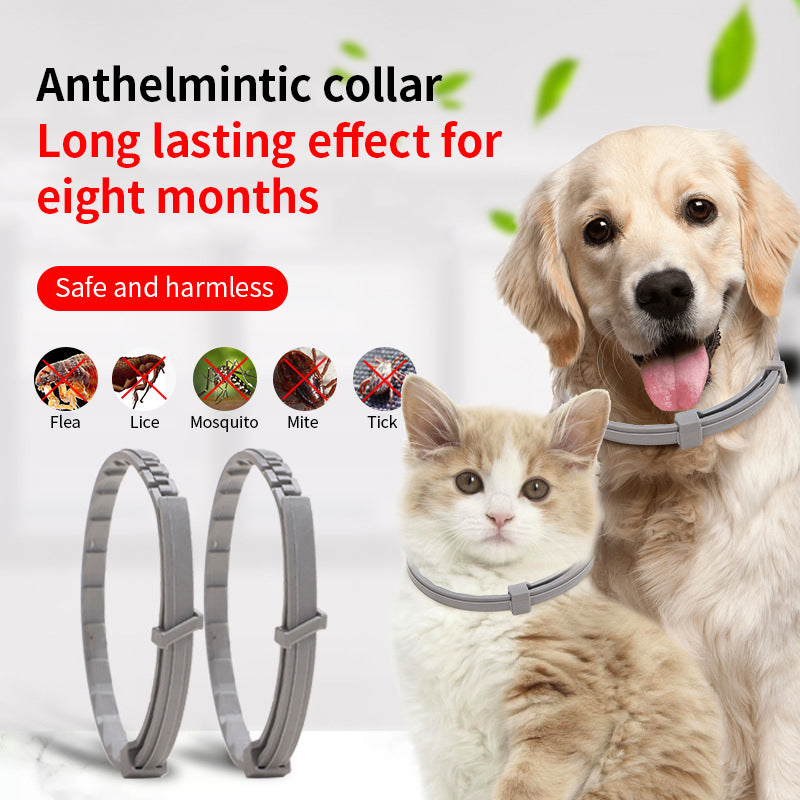Flea Collar Adjustable Collar Pet In Vitro Deworming Ring