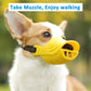 Soft Silicone Duck Shape Mouth Cover Dog Muzzle