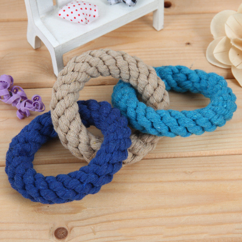 Triple Chain Braided Pet Chew Rope Knot Toys