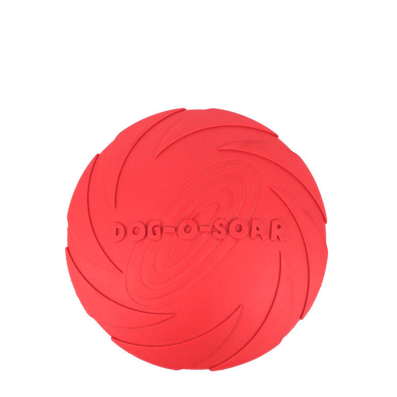 Rubber Flying Plate Frisbee Interactive Dog Toys