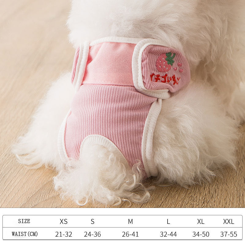 Cartoon Dog Menstrual Shorts Pet Accessories Washable