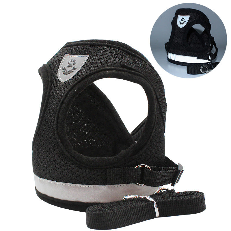 Adjustable Dog Harness Leash Training Set