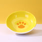 Yellow Bear Cartoon Pet Ceramic Food Bowl