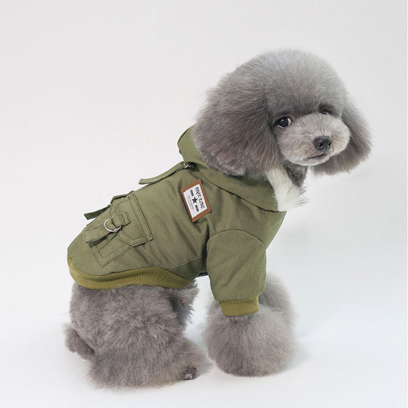 Pet Dog Jacket Hoodies Fashion Cotton Coat